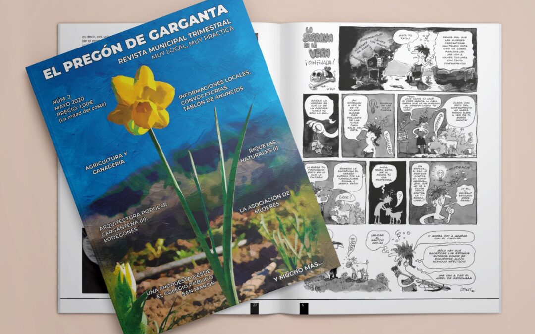 Maquetación de Revista – El Pregon de Garganta – Ediciones 2020